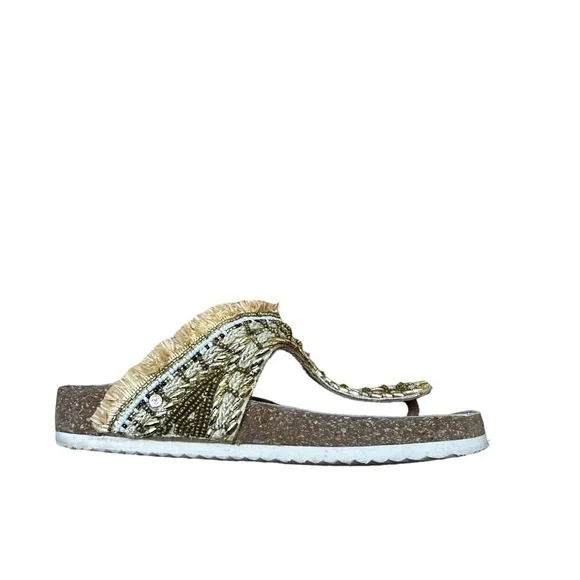 Sam Edelman Olivie Embellished Satin Thong Sandal - Picture 7 of 8